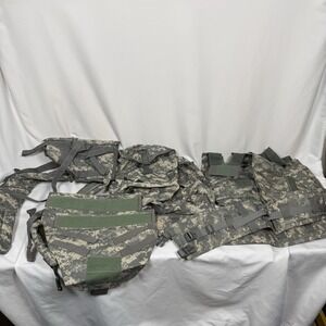 Lot of Genuine US Army Digital Camo Accessories Molle II Pouches, etc.